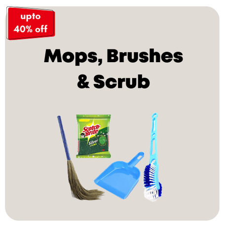 Mops, Brushes & Scrub