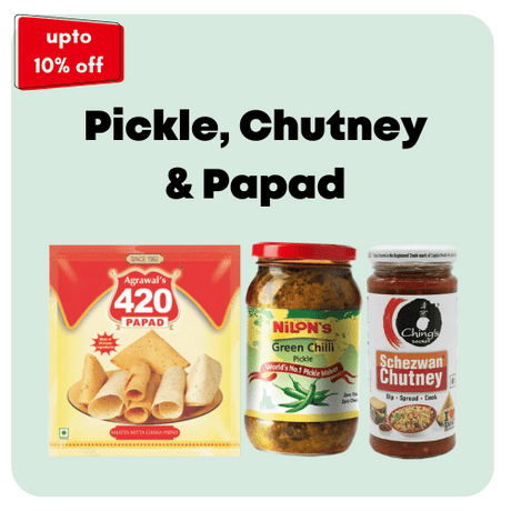 Pickle, Chutney & Papad