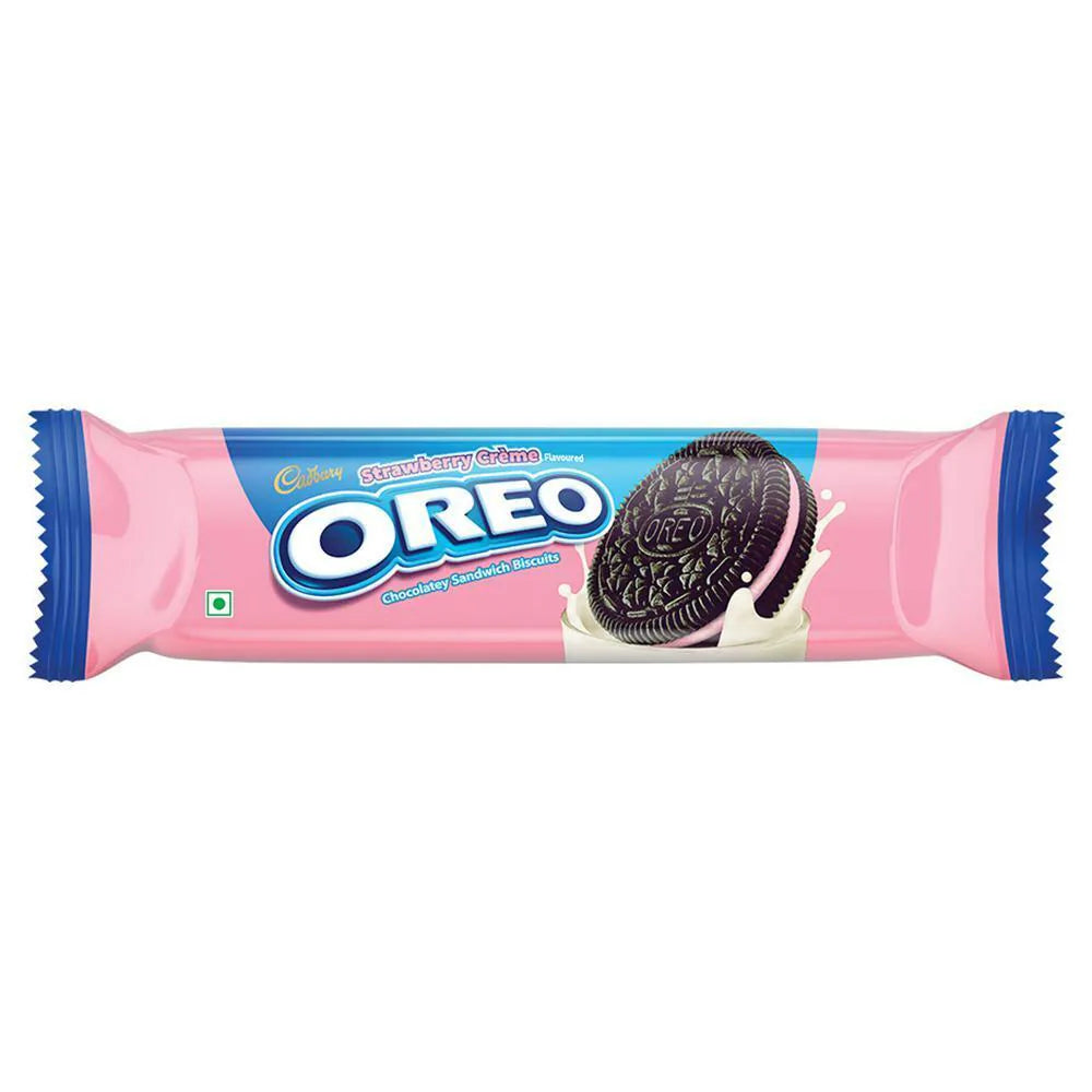 Cadbury Oreo Creme Biscuits - Strawberry 113 g