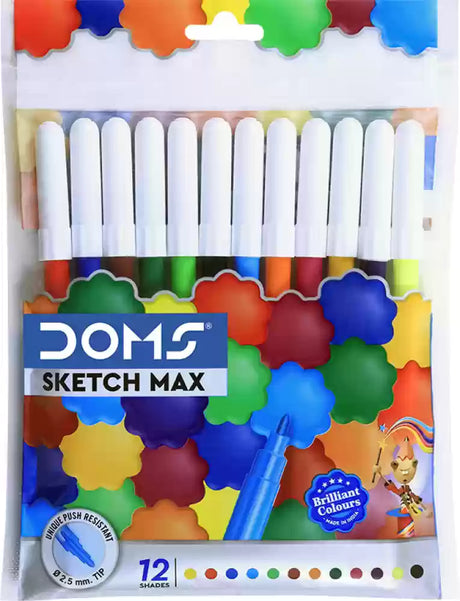 Doms Sketch Pen 12 Shades