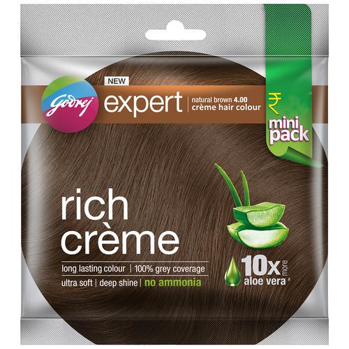 Godrej Expert Rich Creme Hair Colour - Shade 4 Natural Brown