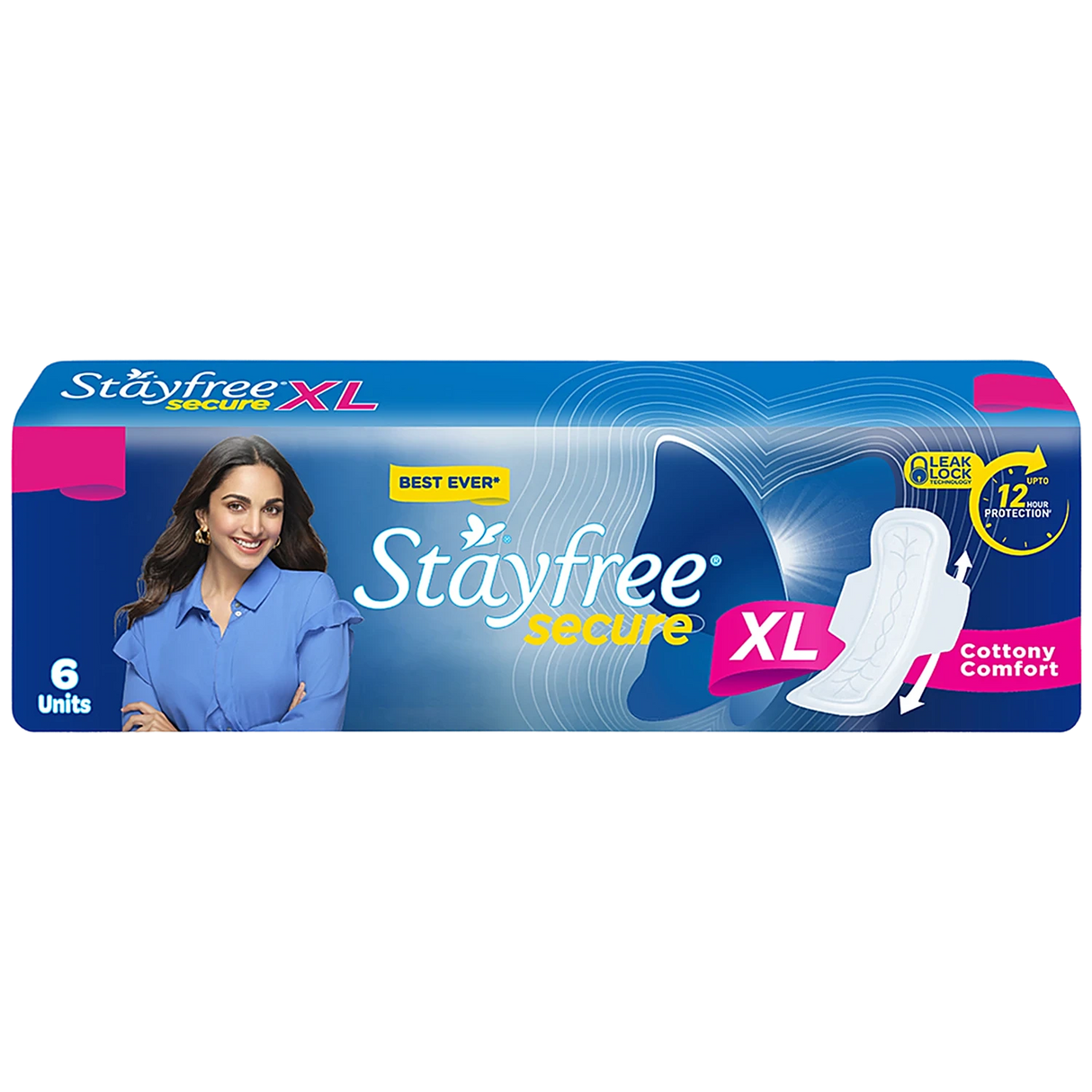 Stayfree Secure Cottony Comfort - XL 6 pads