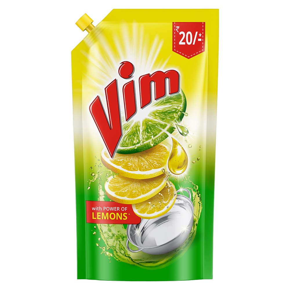 Vim Dishwash Liquid Gel - Lemon 120 ml