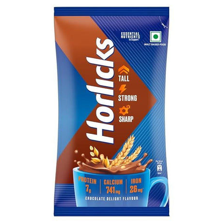 Horlicks Health & Nutrition Drink - Chocolate Flavour 75 g (Pouch) - Quick Pantry