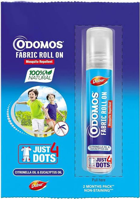 Odomos Mosquito Repellent - Fabric Roll-On 8 ml - Quick Pantry