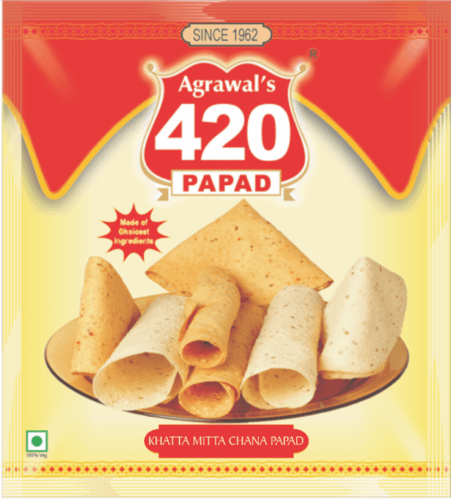 Agrawal 420 Chana Papad 200 g - Quick Pantry