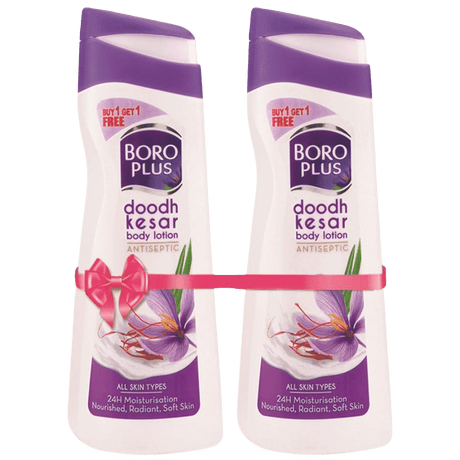 BoroPlus Kesar Doodh Body Lotion 400 ml (Buy 1 Get 1 Free) - Quick Pantry