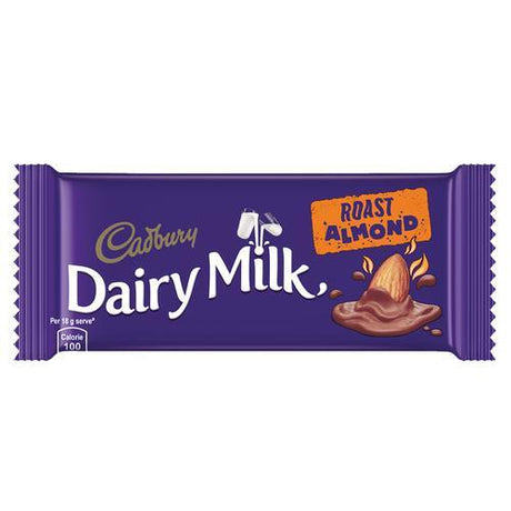 Cadbury Dairy Milk Roast Almond Chocolate Bar 36 g - Quick Pantry