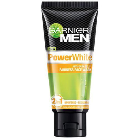 Garnier Men Power White Anti-Dark Cells Fairness Facewash 50 g - Quick Pantry