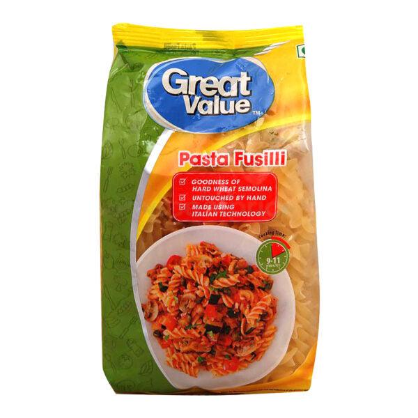 Great Value Pasta Fusilli 250 g - Quick Pantry