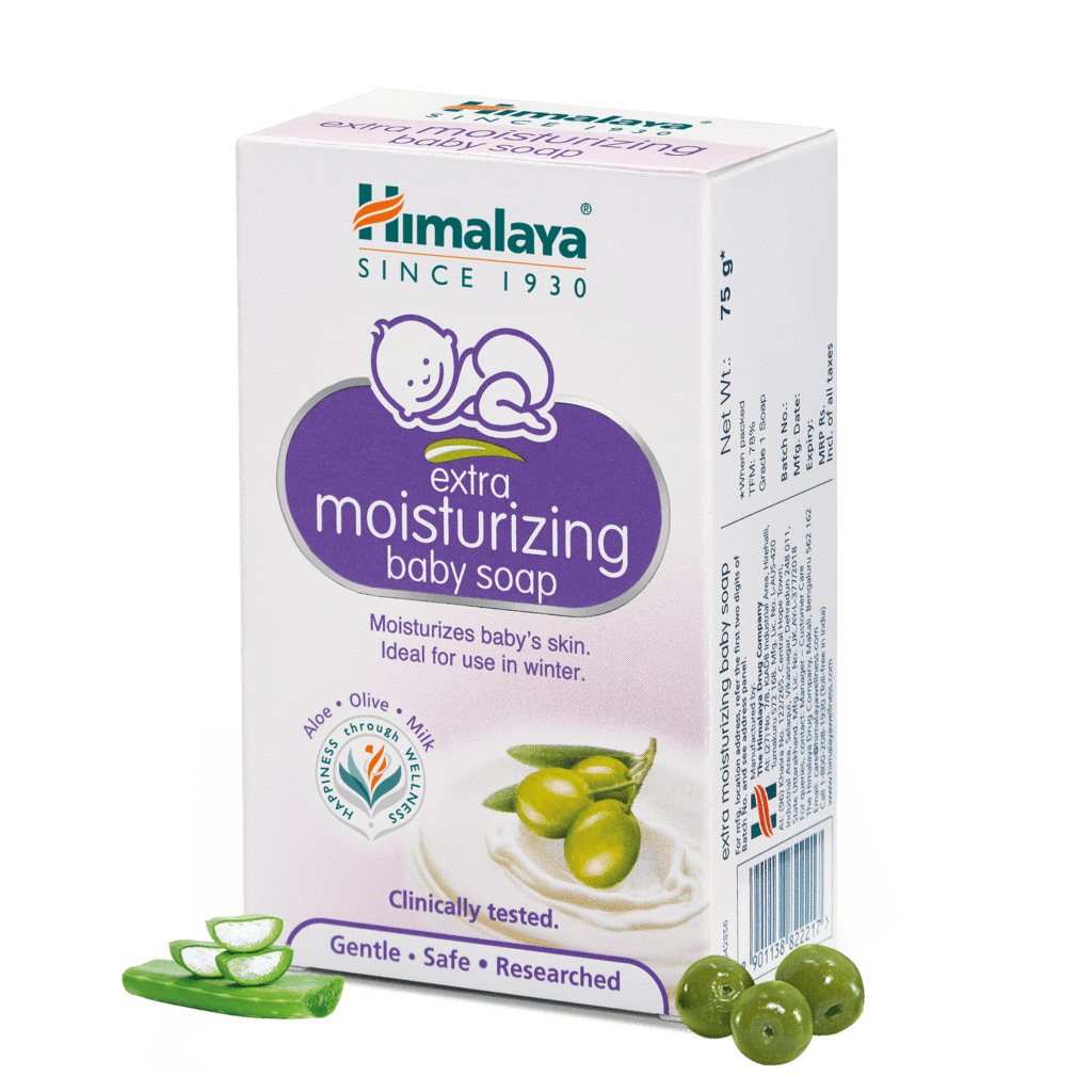 Himalaya Extra Moisturizing Baby Soap 75 g - Quick Pantry