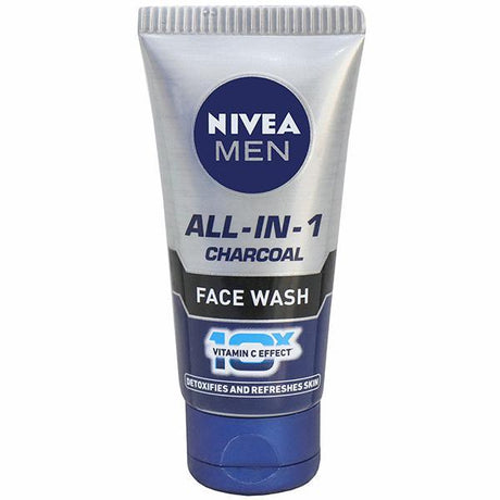 Nivea Men All-In-1 Charcoal Facewash - Quick Pantry