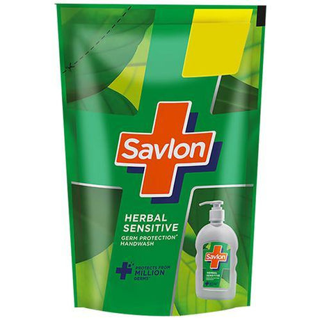 Savlon Germ Protection Liquid Handwash - Herbal Sensitive (Refill) 175 ml - Quick Pantry